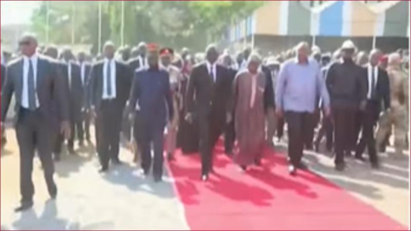 Leaders are gathered in Bondo for the late Raila Odinga's send-off.